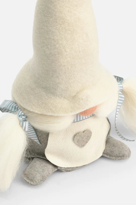 Tomte Gnome - Wilma (White Hat)
